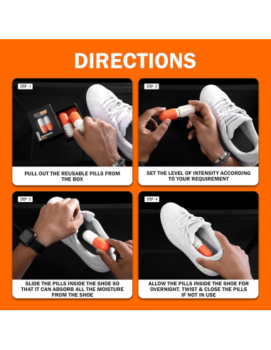 Píldoras Desodorantes para Zapatos SNEAKARE 10,39x7,79cm