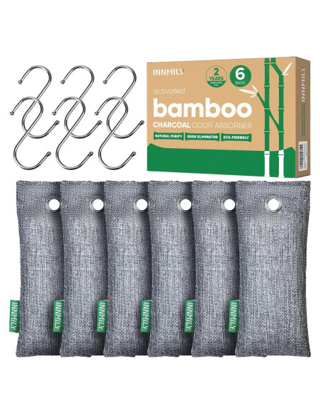 Absorbente de Olores Innmily de Carbón Activado - 6 Pzas