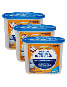 Arm & Hammer Absorbente de Humedad 3 Tubos 396 g Sin Fragancia