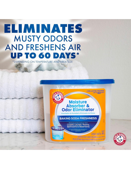 Arm & Hammer Absorbente de Humedad 3 Tubos 396 g Sin Fragancia