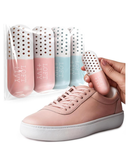 Bolas Desodorantes para Zapatos LOFT & IVY - Paquete de 4