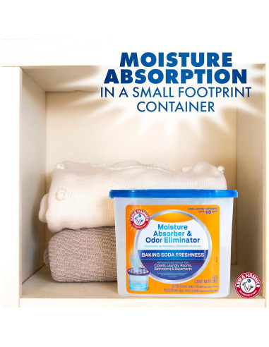 Arm & Hammer Absorbente de Humedad 3 Tubos 396 g Sin Fragancia