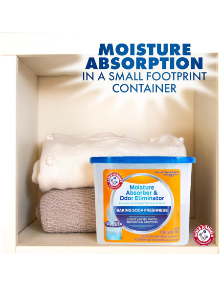 Arm & Hammer Absorbente de Humedad 3 Tubos 396 g Sin Fragancia