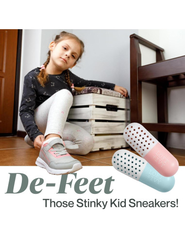 Bolas Desodorantes para Zapatos LOFT & IVY - Paquete de 4