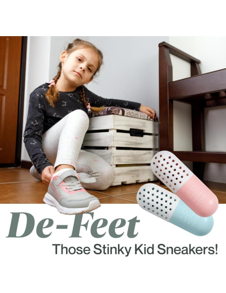 Bolas Desodorantes para Zapatos LOFT & IVY - Paquete de 4