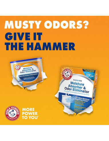Arm & Hammer Absorbente de Humedad 3 Tubos 396 g Sin Fragancia