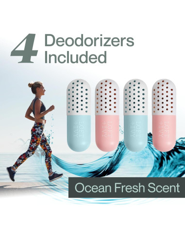 Bolas Desodorantes para Zapatos LOFT & IVY - Paquete de 4