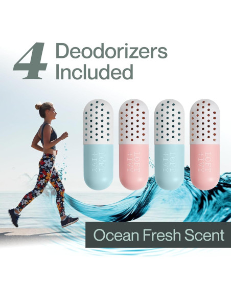 Bolas Desodorantes para Zapatos LOFT & IVY - Paquete de 4