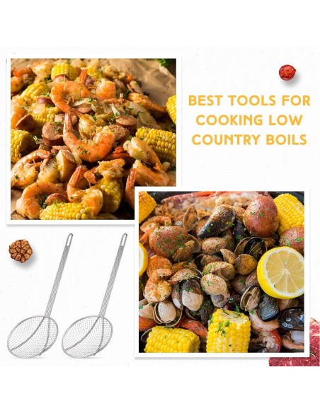 Colador Redondo Baderke 41 cm Acero Inoxidable 2 Pcs