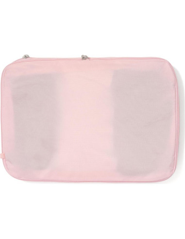 Juego de 3 Cubos de Compresión Baggallini Nylon Rosa