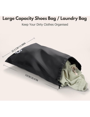 Cubos de Compresión Jetsetta XL y L - 5 Piezas Negro