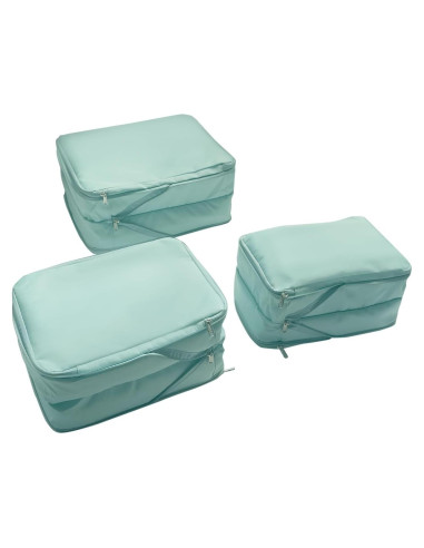 Cubos de Empaque GOTENTIFY 3 Piezas Impermeables Azul