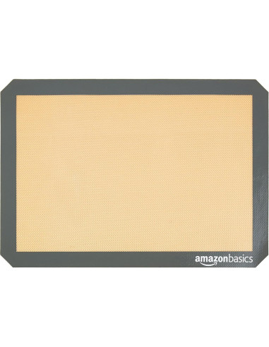 Alfombrilla de Silicona Rectangular Amazon Basics 42x29 cm Paquete 2
