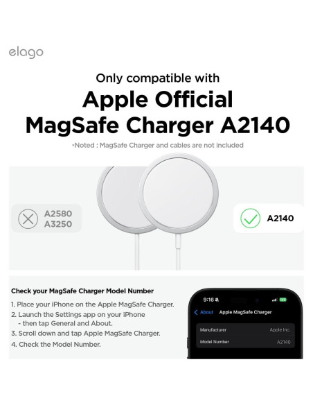 Bandeja de Carga Doble elago para MagSafe y Apple Watch
