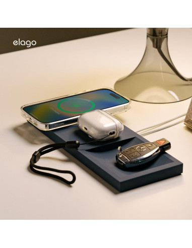 Bandeja de Carga Doble elago para MagSafe y Apple Watch