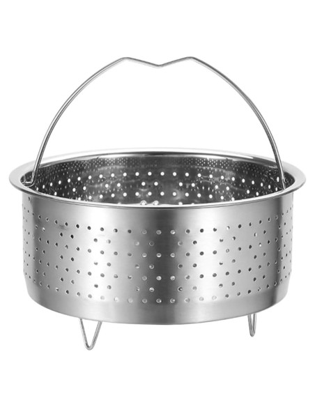 Cesta de Vapor Acero Inoxidable Luxshiny 17.5x17.5x9 cm