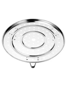 Cesta de Vapor Acero Inoxidable Yiqqplos 24 cm Patas Removibles