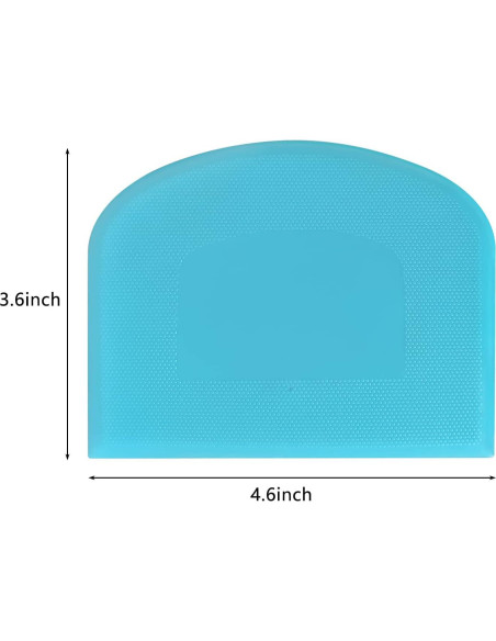 Espátula y Raspador de Masa ALLTOP Set 2 Piezas Blanco Azul