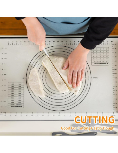 Espátula y Raspador de Masa ALLTOP Set 2 Piezas Blanco Azul