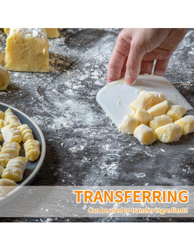 Espátula y Raspador de Masa ALLTOP Set 2 Piezas Blanco Azul