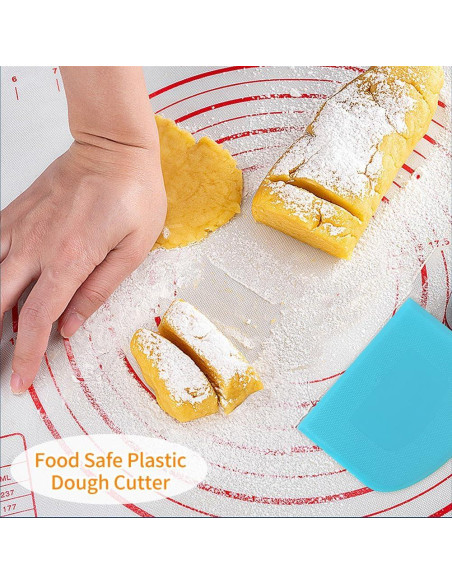 Espátula y Raspador de Masa ALLTOP Set 2 Piezas Blanco Azul