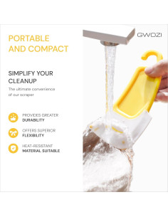 Raspador de Sartenes de Silicona GWOZI - Herramienta Ergonómica 2