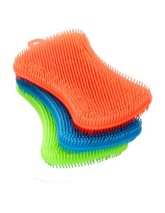 3 Esponjas de Silicona OstWony Grado Alimenticio Multiusos