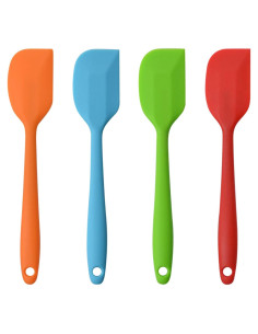 Espátulas de Silicona MOACC 27,94 cm Resistente al Calor 4 Pzas