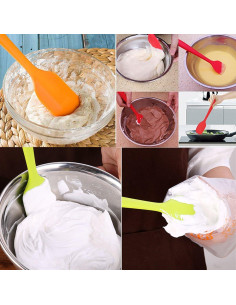 Espátulas de Silicona MOACC 27,94 cm Resistente al Calor 4 Pzas 2