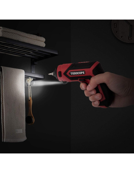 Destornillador Eléctrico Inalámbrico TODOCOPE 4V 4 en 1