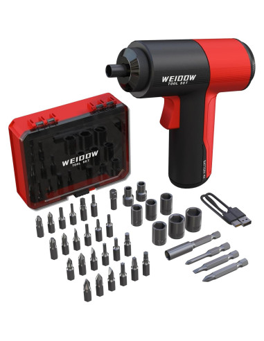 Juego de Destornilladores Eléctricos WEIDDW WDDP001 37 Puntas
