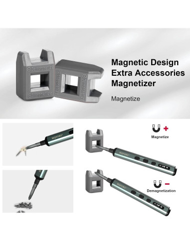 Destornillador Eléctrico MQFORU 72 en 1 con Pantalla LED