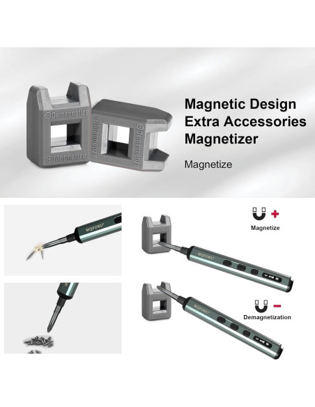 Destornillador Eléctrico MQFORU 72 en 1 con Pantalla LED
