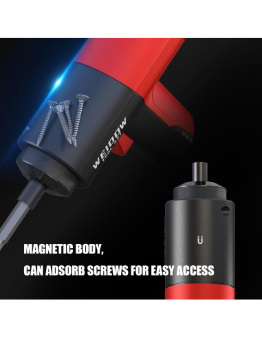 Juego de Destornilladores Eléctricos WEIDDW WDDP001 37 Puntas