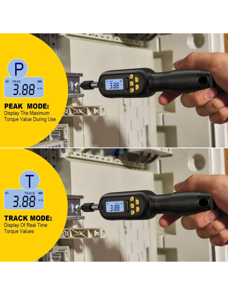 Destornillador de Par Digital TAGVIT 0.3-6 N.m 1/4"