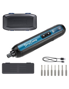 Destornillador Eléctrico Inalámbrico DongCheng 4V 2000mAh LED