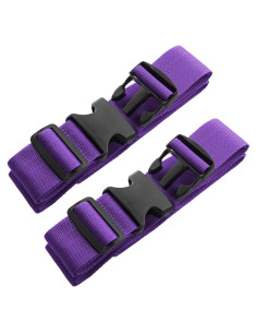Correas de Equipaje Ajustables Youteer 2pcs Morado 187,96 cm