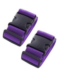 Correas de Equipaje Ajustables Youteer 2pcs Morado 187,96 cm 2