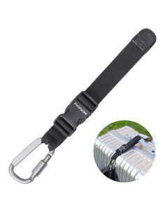 Correa de Equipaje Vividwise Negra Ajustable 46 cm