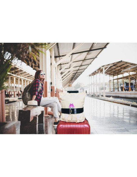 Cinturón de viaje 2 en 1 LvliLighting negro ajustable