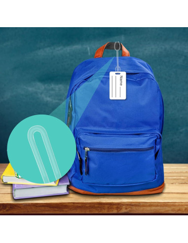 Paquete de 100 correas plásticas SBYURE 15 cm para equipaje