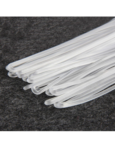 Paquete de 100 correas plásticas SBYURE 15 cm para equipaje