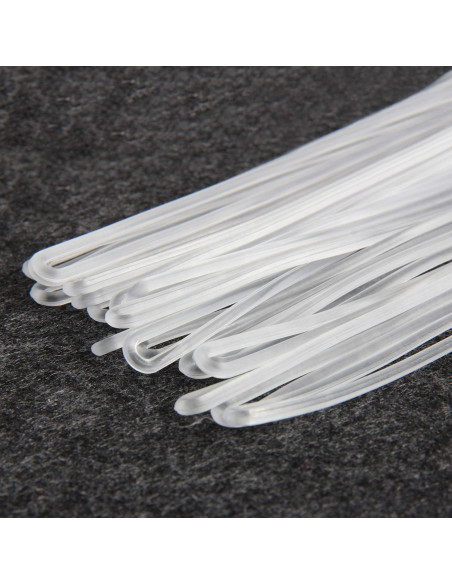 Paquete de 100 correas plásticas SBYURE 15 cm para equipaje