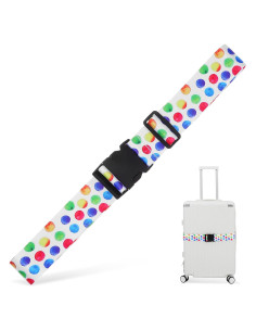 Correa de Equipaje WRITWAA Multicolor Ajustable 51x5.8cm