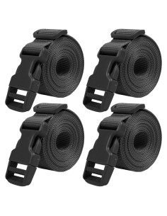 Correa Ajustable XTACER para Equipaje 4 Piezas 200 cm Negro