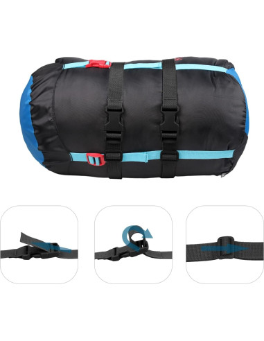 Correa Ajustable XTACER para Equipaje 4 Piezas 200 cm Negro