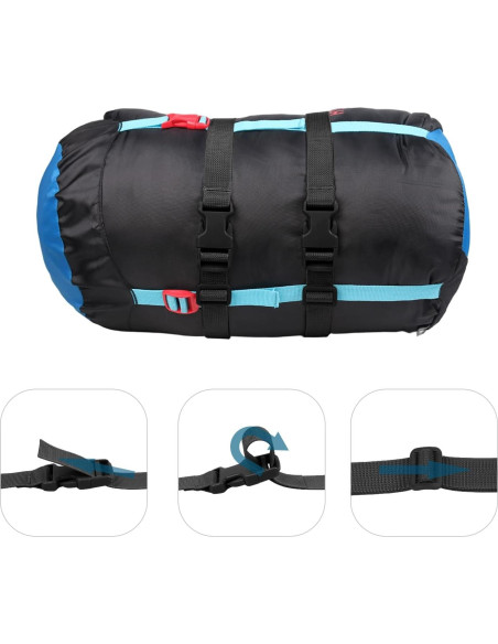 Correa Ajustable XTACER para Equipaje 4 Piezas 200 cm Negro