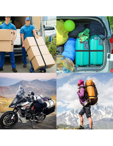 Correas de Amarre RIO Direct 3m 2PCS Ajustables 550kg