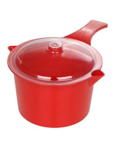 Olla Microondas AMBSS SYS 935 ml Roja Antiadherente