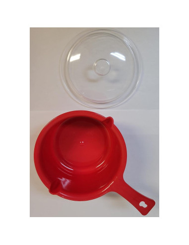Olla Microondas AMBSS SYS 935 ml Roja Antiadherente